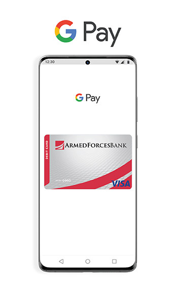 Armed Forces Bank Google Play Landing page